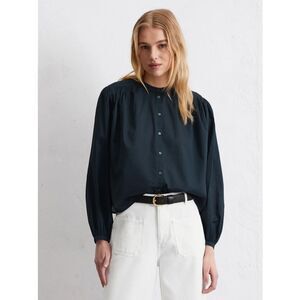 Marc O’Polo Chambray Button Down Balloon Sleeve Top XS/S